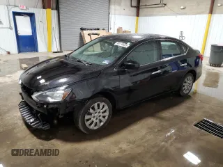 2019 Nissan Sentra SV with VIN 3N1AB7APXKY243085, listed as a Copart auction lot 46116655 with 75,586 mi miles and Salvage Title. Bid and sale history available at DreamBid. Image 1.