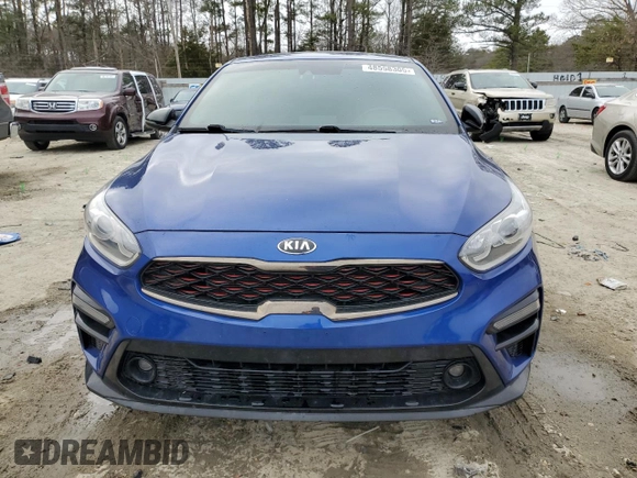 2020 Kia Forte GT-Line with VIN 3KPF34AD9LE180987, listed as a Copart auction lot 48558305 with 121,241 mi miles and Salvage Title. Bid and sale history available at carsss.com. Image 5.