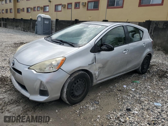 2014 Toyota Prius One with VIN JTDKDTB36E1570446, listed as a Copart auction lot 57044645 with 159,850 mi miles and Clean Title. Bid and sale history available at DreamBid. Image 1.