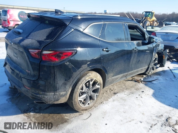 2022 Chevrolet Blazer RS с VIN 3GNKBKRS9NS236205, выставлен на аукционе IAAI как лот 41541582 с пробегом 33 986 миль миль и . История ставок и продаж доступна на DreamBid. Изображение 4.