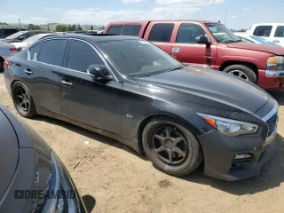 2017 Infiniti Q50 Signature Edition with VIN JN1EV7AP2HM731032, listed as a Copart auction lot 51240595 with 68,802 mi miles and Salvage Title. Bid and sale history available at DreamBid. Image 4.