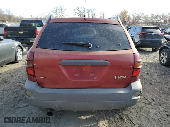 2006 Pontiac Vibe with VIN 5Y2SM65836Z442595, listed as a Copart auction lot 81539484 with 200,433 mi miles and Clean title. Bid and sale history available at DreamBid. Image 6.