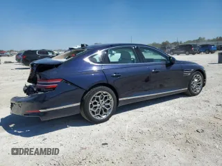 2024 Genesis G80 2.5T z VIN KMTGB4SC6RU227336, wystawiony jako Copart lot #48473755 z przebiegiem 8479 mil mil oraz Szkoda całkowita • Salvage title. Historia ofert i sprzedaży dostępna na DreamBid. Obrazek 3.