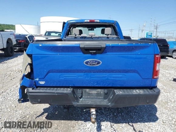 2018 Ford F-150 XL with VIN 1FTEX1EB9JKC29431, listed as a Copart auction lot 51161805 with 156,544 mi miles and Salvage Title. Bid and sale history available at carsss.com. Image 6.