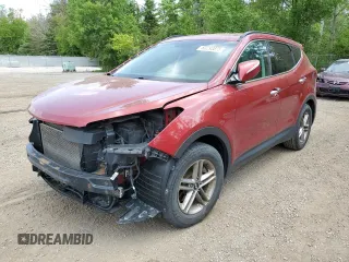 2018 Hyundai Santa Fe 2.4L with VIN 5XYZU3LBXJG545614, listed as a Copart auction lot 60293875 with 306,182 mi miles and Salvage title. Bid and sale history available at DreamBid. Image 1.