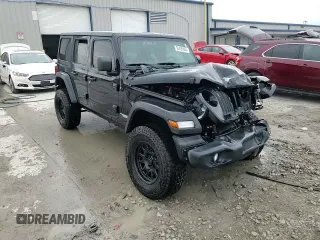 2021 Jeep Wrangler Unlimited Willys with VIN 1C4HJXDN3MW751207, listed as a Copart auction lot 50425805 with 35,383 mi miles and Salvage Title. Bid and sale history available at DreamBid. Image 13.