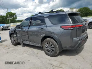 2024 Nissan Pathfinder SV with VIN 5N1DR3BA7RC309597, listed as a Copart auction lot 56742315 with 5,982 mi miles and Salvage title. Bid and sale history available at DreamBid. Image 2.