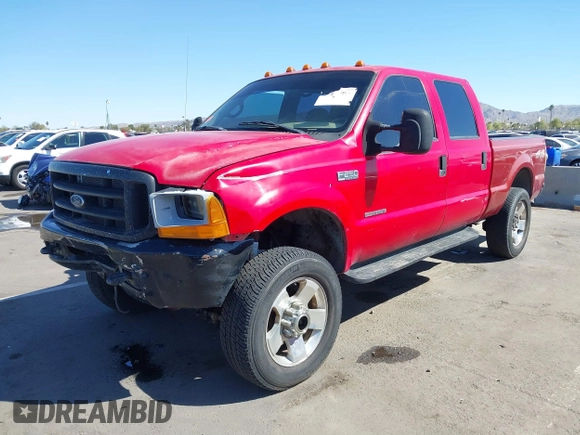 1999 Ford Super Duty F-250 XL with VIN 1FTNW21F7XED02157, listed as a IAAI auction lot 41866004 with 419,660 mi miles. Bid and sale history available at carsss.com. Image 17.