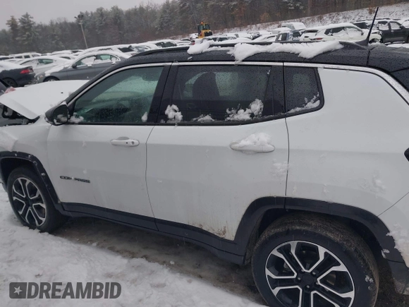 2023 Jeep Compass Limited with VIN 3C4NJDCN1PT519895, listed as a IAAI auction lot 41650298 with 14,119 mi miles and . Bid and sale history available at carsss.com. Image 14.
