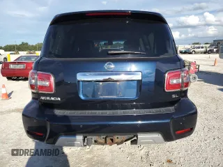 2017 Nissan Armada SL with VIN JN8AY2NC6H9511168, listed as a Copart auction lot 73831634 with Not Provided miles and Salvage Title. Bid and sale history available at carsss.com. Image 6.