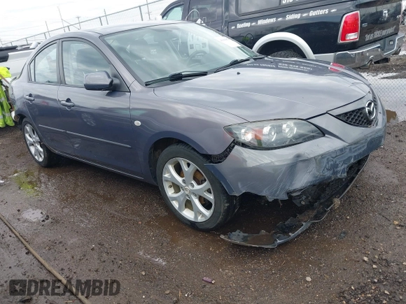 2008 Mazda 3 i Sport with VIN JM1BK32F581165781, listed as a IAAI auction lot 41908976 with 108,407 mi miles and . Bid and sale history available at DreamBid. Image 1.