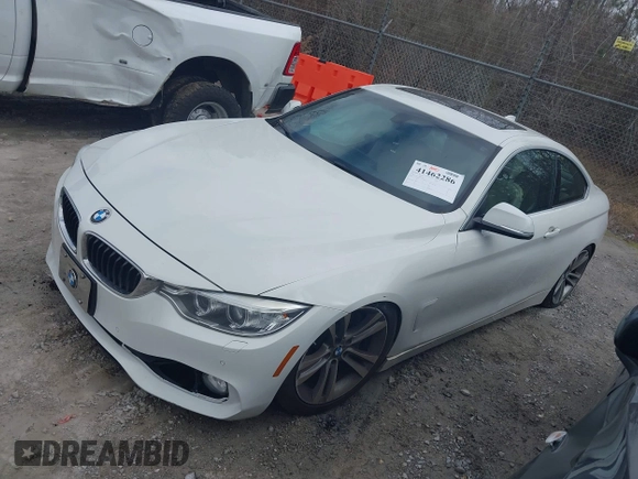 2016 BMW 4 Series 435i xDrive with VIN WBA3R5C52GK373771, listed as a IAAI auction lot 41462286 with 123,713 mi miles and . Bid and sale history available at DreamBid. Image 2.