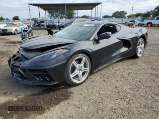 2021 Chevrolet Corvette 1LT with VIN 1G1YA2D48M5109333, listed as a Copart auction lot 63308583 with 9,963 mi miles. Bid and sale history available at carsss.com. Image 1.