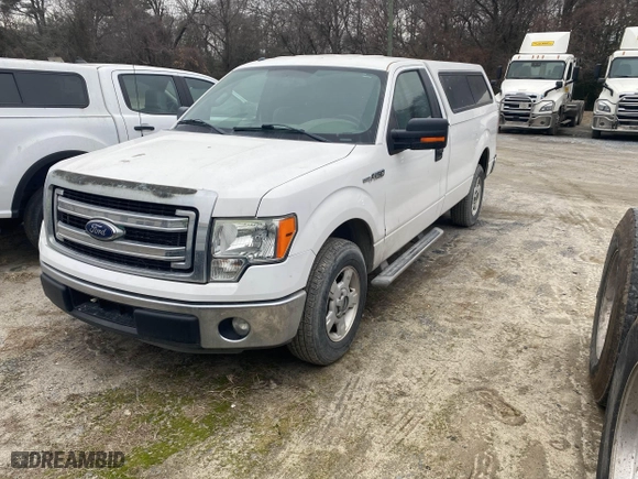 2014 Ford F-150 XL with VIN 1FTNF1CF5EKD79597, listed as a IAAI auction lot 41511800 with 100,758 mi miles. Bid and sale history available at carsss.com. Image 2.
