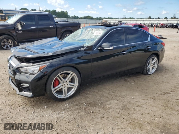 2017 Infiniti Q50 Red Sport 400 with VIN JN1FV7AR4HM871301, listed as a Copart auction lot 70088934 with 11,803 mi miles and Salvage Title. Bid and sale history available at carsss.com. Image 1.