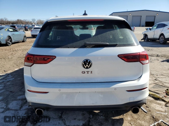 2023 Volkswagen Golf GTI S with VIN WVWGA7CD9PW192092, listed as a Copart auction lot 43199985 with 16,979 mi miles and Salvage Title. Bid and sale history available at carsss.com. Image 6.