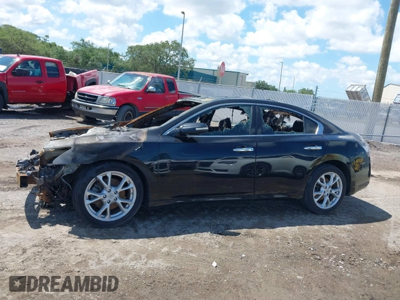 2014 Nissan Maxima S with VIN 1N4AA5AP5EC477030, listed as a IAAI auction lot 42104484 with 116,035 mi miles and . Bid and sale history available at DreamBid. Image 14.