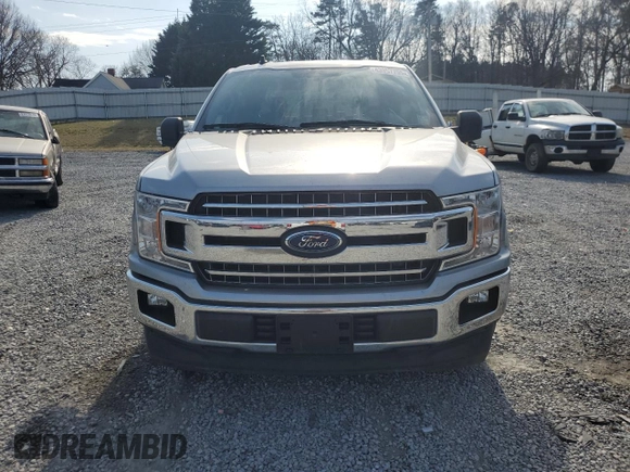 2020 Ford F-150 XL with VIN 1FTEW1C50LFB17628, listed as a Copart auction lot 43957755 with 100,119 mi miles and Salvage Title. Bid and sale history available at carsss.com. Image 5.