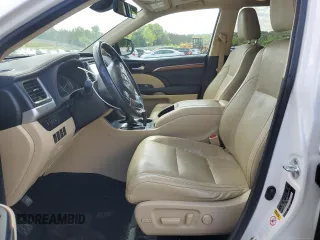 2017 Toyota Highlander Limited with VIN 5TDYZRFH6HS219547, listed as a Copart auction lot 55487995 with 129,617 mi miles and Salvage title. Bid and sale history available at DreamBid. Image 7.