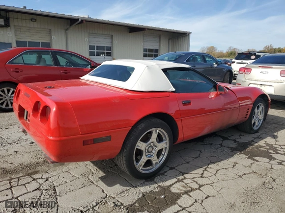 1994 Chevrolet Corvette with VIN 1G1YY32P9R5100534, listed as a Copart auction lot 78076834 with 95,858 mi miles and Salvage Title. Bid and sale history available at carsss.com. Image 3.