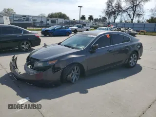 2012 Acura TL Tech Auto with VIN 19UUA8F52CA016586, listed as a Copart auction lot 48515815 with 175,981 mi miles and Salvage Title. Bid and sale history available at carsss.com. Image 1.