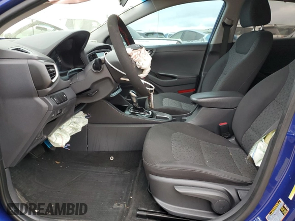 2019 Hyundai Ioniq Blue with VIN KMHC65LC4KU180704, listed as a Copart auction lot 46729075 with 102,336 mi miles and Salvage Title. Bid and sale history available at DreamBid. Image 7.