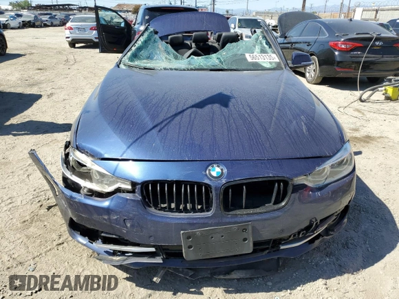 2016 BMW 3 Series 328i z VIN WBA8E9C54GK647335, wystawiony jako Copart lot #56513135 z przebiegiem Nie podano mil oraz Szkoda całkowita • Salvage title. Historia ofert i sprzedaży dostępna na DreamBid. Obrazek 5.