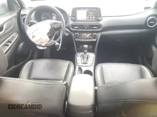 2021 Hyundai Kona Ultimate with VIN KM8K53A57MU606301, listed as a Copart auction lot 85510014 with 46,014 mi miles and Salvage Title. Bid and sale history available at carsss.com. Image 8.