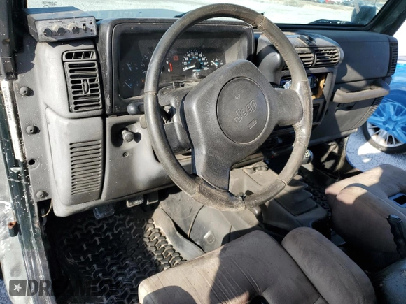 1997 Jeep Wrangler Sport with VIN 1J4FY19S0VP453959, listed as a Copart auction lot 44560295 with 182,464 mi miles and Salvage Title. Bid and sale history available at carsss.com. Image 8.