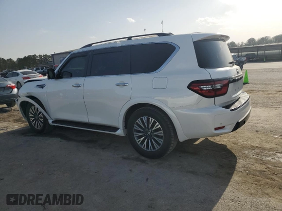 2023 Nissan Armada SL z VIN JN8AY2BA7P9401280, wystawiony jako Copart lot #49010345 z przebiegiem 23 203 mil mil oraz Szkoda całkowita • Salvage title. Historia ofert i sprzedaży dostępna na DreamBid. Obrazek 2.