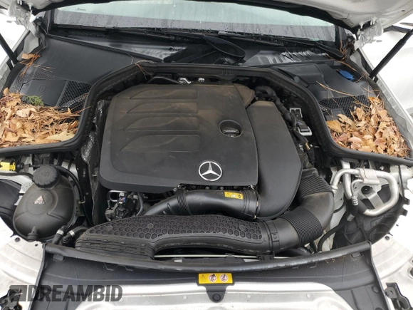 2021 Mercedes-Benz C 300 with VIN W1KWF8DB0MR645662, listed as a Copart auction lot 86515424 with 59,855 mi miles and Salvage Title. Bid and sale history available at carsss.com. Image 12.