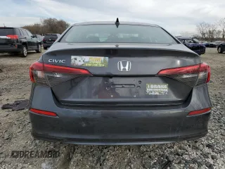 2024 Honda Civic Sedan EX with VIN 2HGFE1F77RH336034, listed as a Copart auction lot 49853255 with 0 mi miles and Salvage Title. Bid and sale history available at carsss.com. Image 6.