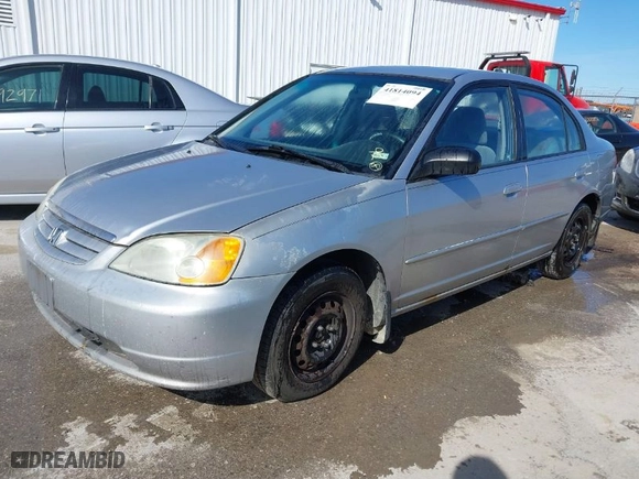 2003 Honda Civic LX with VIN 1HGES166X3L018219, listed as a IAAI auction lot 41814094 with 261,214 mi miles. Bid and sale history available at carsss.com. Image 2.