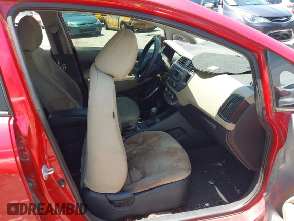 2013 Kia Rio SX with VIN KNADN5A37D6191148, listed as a IAAI auction lot 42502089 with Not provided miles and . Bid and sale history available at DreamBid. Image 5.