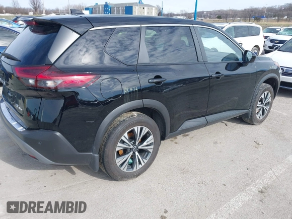 2023 Nissan Rogue SV with VIN JN8BT3BB3PW498044, listed as a IAAI auction lot 41324430 with 13,741 mi miles and . Bid and sale history available at carsss.com. Image 4.