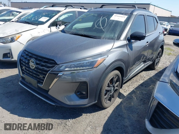 2021 Nissan Kicks SR with VIN 3N1CP5DV9ML558176, listed as a IAAI auction lot 41445419 with 26,547 mi miles. Bid and sale history available at carsss.com. Image 17.