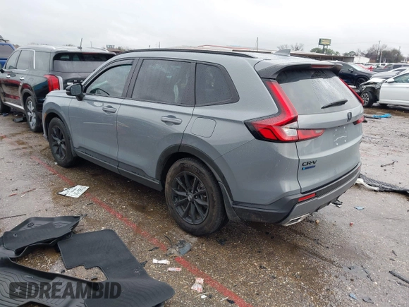 2024 Honda CR-V Sport-L with VIN 7FARS5H89RE001224, listed as a IAAI auction lot 41558506 with 7,607 mi miles and . Bid and sale history available at DreamBid. Image 3.