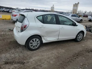 2012 Toyota Prius One with VIN JTDKDTB3XC1006053, listed as a Copart auction lot 43455685 with 112,280 mi miles and Salvage Title. Bid and sale history available at DreamBid. Image 3.