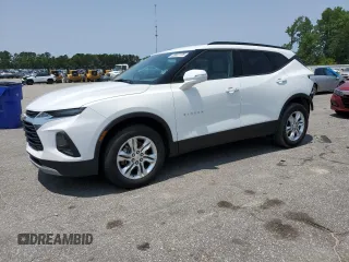 2019 Chevrolet Blazer with VIN 3GNKBDRS9KS673483, listed as a Copart auction lot 58833705 with 76,010 mi miles and Salvage title. Bid and sale history available at DreamBid. Image 1.