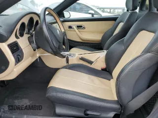 2002 Mercedes-Benz SLK-Class 2.3L Kompressor with VIN WDBKK49F82F266706, listed as a Copart auction lot 43707845 with 53,334 mi miles and Salvage Title. Bid and sale history available at carsss.com. Image 7.