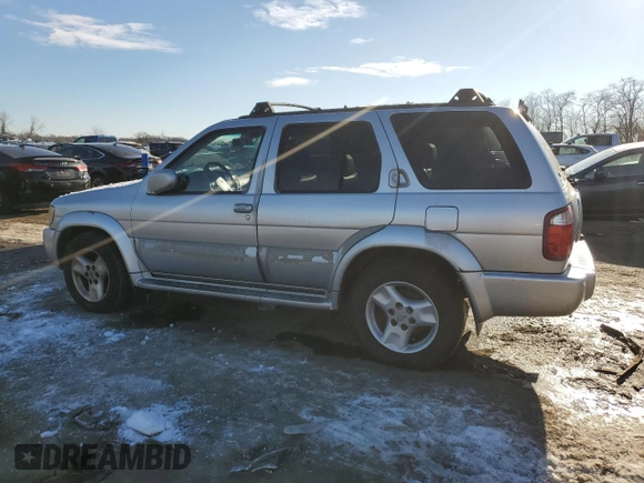 2003 Infiniti QX4 with VIN JNRDR09X73W251817, listed as a Copart auction lot 87892265 with 259,295 mi miles and Clean Title. Bid and sale history available at DreamBid. Image 3.
