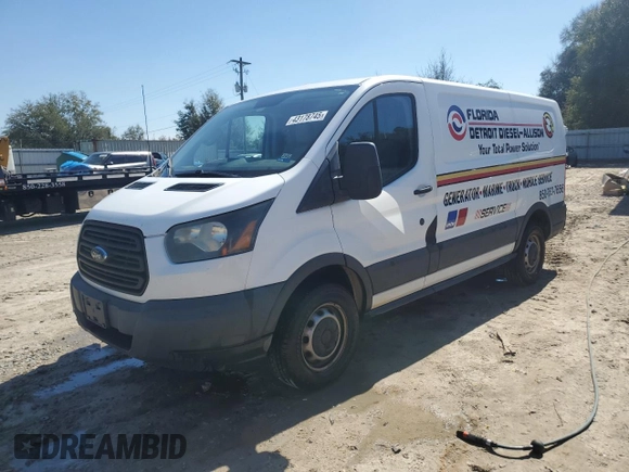 2015 Ford Transit with VIN 1FTNR1YG6FKB25682, listed as a Copart auction lot 43178745 with 137,889 mi miles and Salvage Title. Bid and sale history available at DreamBid. Image 1.