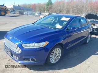 2013 Ford Fusion SE Hybrid with VIN 3FA6P0LU0DR254971, listed as a IAAI auction lot 42140836 with 230,657 mi miles. Bid and sale history available at carsss.com. Image 2.