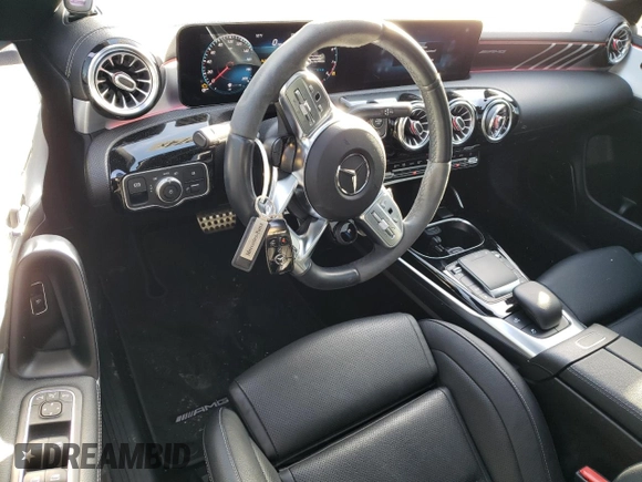 2021 Mercedes-Benz CLA 45 AMG with VIN W1K5J5DB5MN186242, listed as a Copart auction lot 79274274 with 26,166 mi miles and Salvage Title. Bid and sale history available at DreamBid. Image 8.