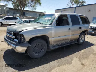 2002 Chevrolet Tahoe LS with VIN 1GNEC13V32J166592, listed as a Copart auction lot 57972845 with Not provided miles and Salvage title. Bid and sale history available at DreamBid. Image 1.