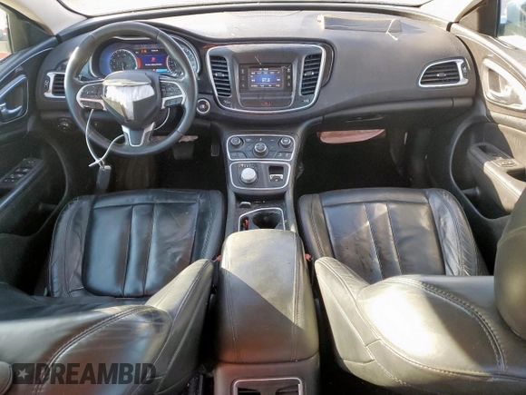 2015 Chrysler 200 C with VIN 1C3CCCCB6FN575089, listed as a Copart auction lot 47420555 with 135,448 mi miles and Salvage Title. Bid and sale history available at carsss.com. Image 8.