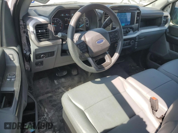 2022 Ford F-150 XL with VIN 1FTMF1CB0NKD24628, listed as a Copart auction lot 47822995 with 34,664 mi miles and Salvage Title. Bid and sale history available at carsss.com. Image 8.