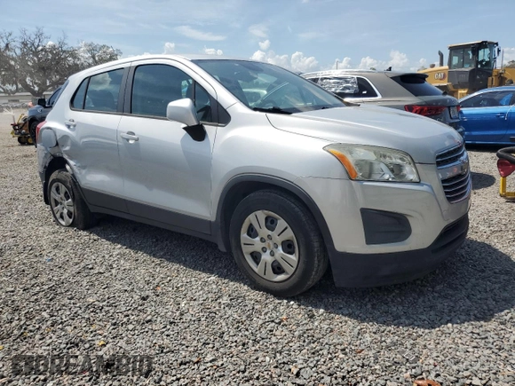 2016 Chevrolet Trax LS z VIN 3GNCJKSB8GL240048, wystawiony jako Copart lot #58243975 z przebiegiem 96 362 mil mil oraz Szkoda całkowita • Salvage title. Historia ofert i sprzedaży dostępna na DreamBid. Obrazek 4.