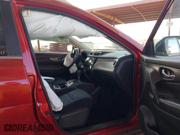 2016 Nissan Rogue S with VIN JN8AT2MT8GW017779, listed as a IAAI auction lot 41969444 with 57,001 mi miles. Bid and sale history available at carsss.com. Image 5.
