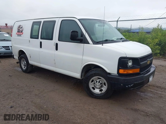 2016 Chevrolet Express Cargo with VIN 1GCWGAFG8G1147848, listed as a IAAI auction lot 42668582 with 237,768 mi miles and . Bid and sale history available at DreamBid. Image 1.